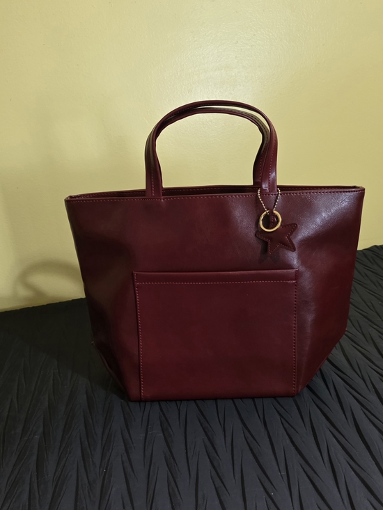 Estee Lauder Handbags - Estee Lauder Red Tote with Star Charm
